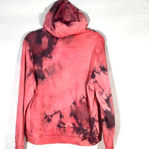Puma Other - Puma Tie Dyed Hoodie Pink Sweatshirt XL Custom